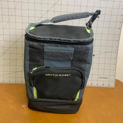 Arctic Zone grey black cooler lunch bag