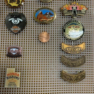Sheet of pins