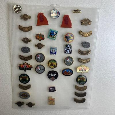 Sheet of pins