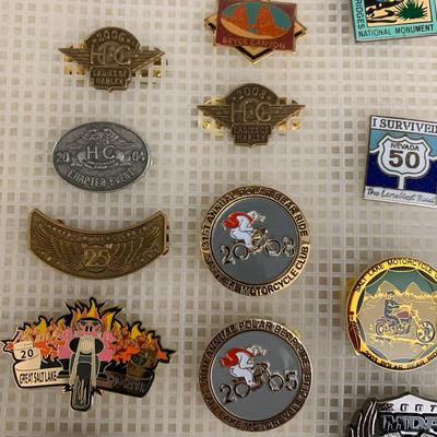 Sheet of pins