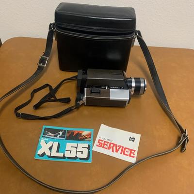 Kodak XL55 movie camera + case