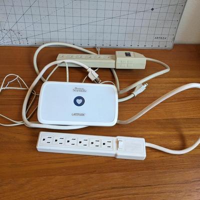 2 power strips + Boston Scientific Latitude 