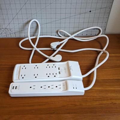 2 CE Tek Power Strips with USB