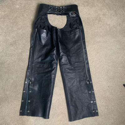 Zony Inc Leather Pants Chaps (medium)