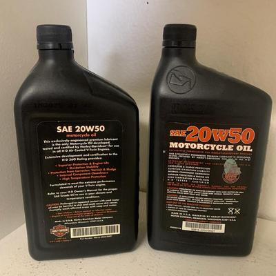 Genuine Harley Davidson motorcycle oil