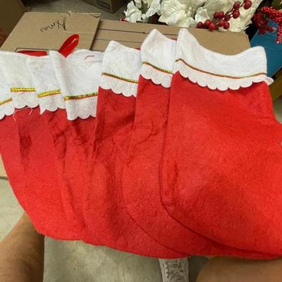Lot of 7 NEW Stockings - Great for Personalizing