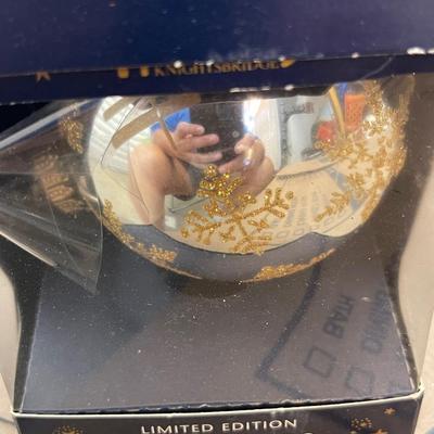 2003 Harrods Glass Limited Edition Bauble Ornament - NEW