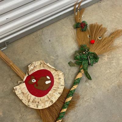 Christmas Broom Lot