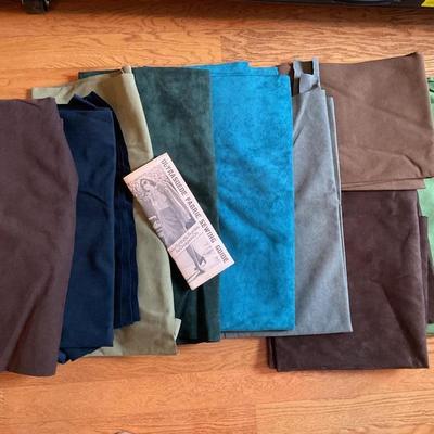 Lot of Ultra Suede Fabric