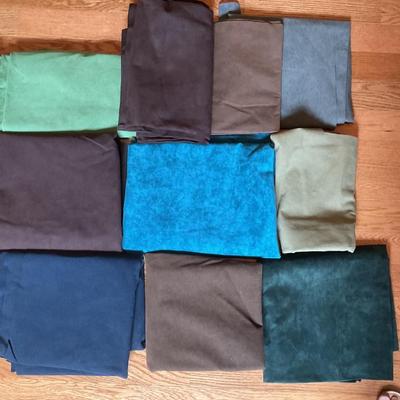 Lot of Ultra Suede Fabric