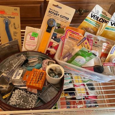 SEWINGâ€”Abundance of Unused Supplies and Materials