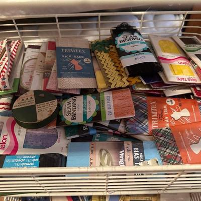 SEWINGâ€”Abundance of Unused Supplies and Materials