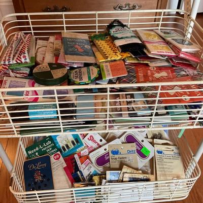 SEWINGâ€”Abundance of Unused Supplies and Materials