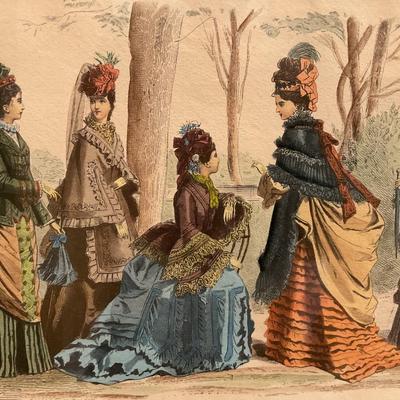 Framed â€œFive Ladies in a Parkâ€