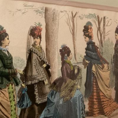 Framed â€œFive Ladies in a Parkâ€