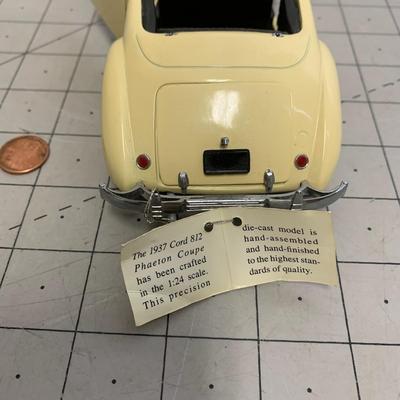 1937 Cord 812 Phaeton Coupe by Precision Models in box Franklin Mint
