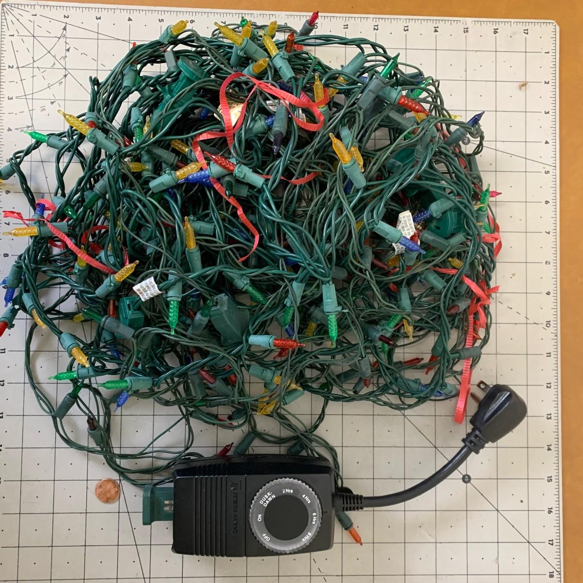 Christmas Lights + Timer