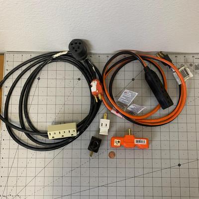 2 extension cords + plugins