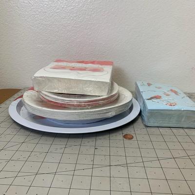 Christmas Santa Plates/napkins