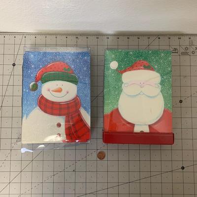 2 Boxes of Glitter Christmas Cards (appear unused)