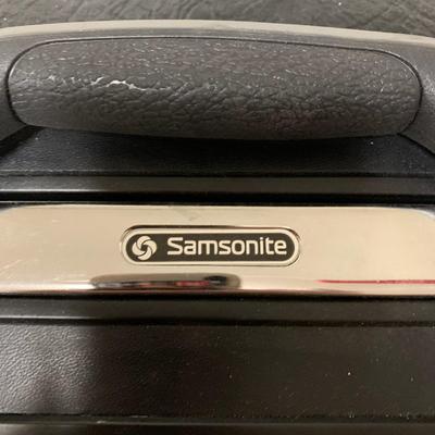 Vintage Large Samsonite Suitcase black