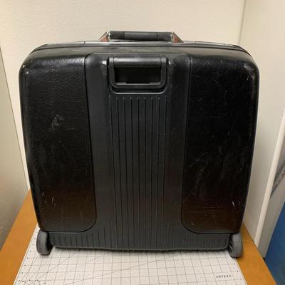 Vintage Large Samsonite Suitcase black