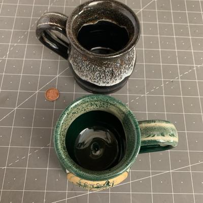 2 MacCools Plublic House Coffee Mugs Daneen Pottery - Handthrown
