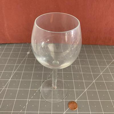 5 Vintage Crystal Wine Glass