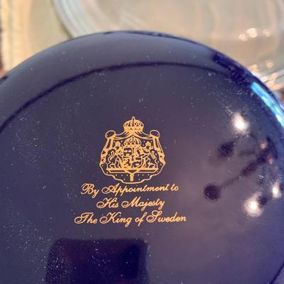 Gevalia Kaffee "by appointment to his majesty - the king of sweden" Coffee Canister Blue & Gold