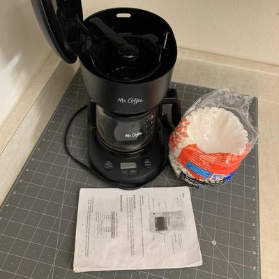 Mr. Coffee Coffee Maker + Filters + instructions