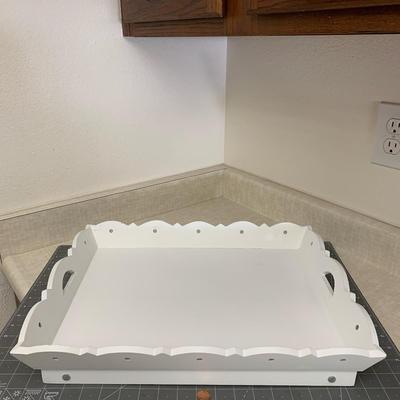Beautiful white tray table
