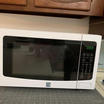 Kenmore white microwave