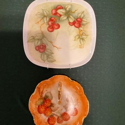 (2) Hand-painted Decorative Plates