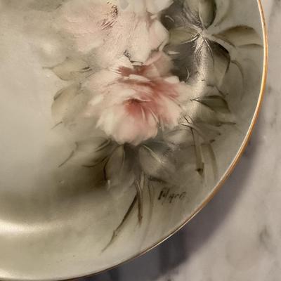 (3) Hand-painted Plates by the Same Artist