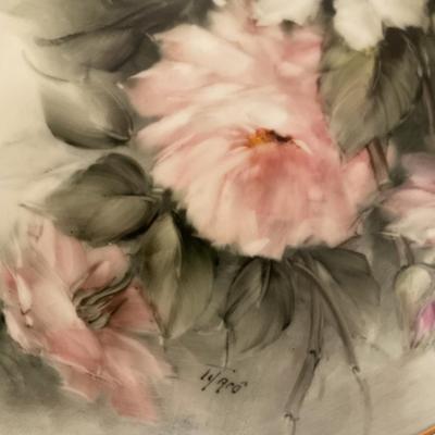 (3) Hand-painted Plates by the Same Artist
