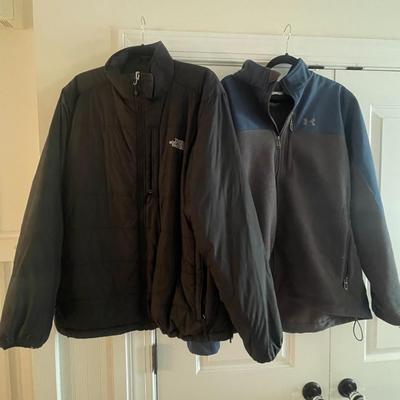 NORTH FACE & UNDER ARMOR JACKETS (MENS)