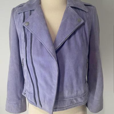 JOIE: LILAC SUEDE JACKET (WOMEN'S) SIZE S