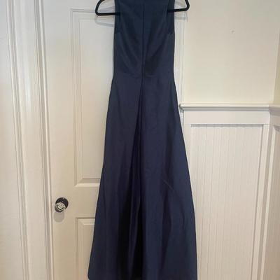 ALFRED SUNG: NAVY FORMAL GOWN (WOMEN'S) SIZE 0