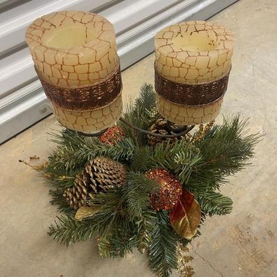 Gorgeous Double Candle Centerpiece