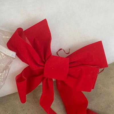 Felt Red Bow Lot