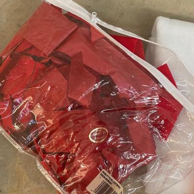 Felt Red Bow Lot