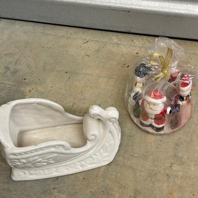 Christmas Candle Holder Lot