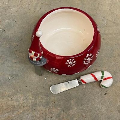 Christmas Snowflake Jar with Two Spoons