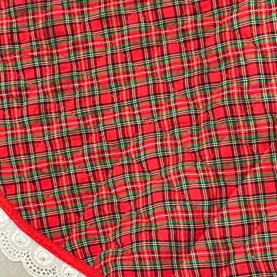 Plaid Tree Skirt and New Tree Bag