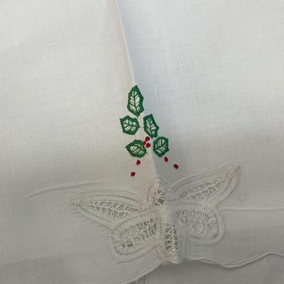 Embroidered Christmas Towel Lot
