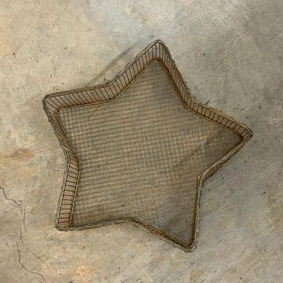 Gold Star Wire Basket