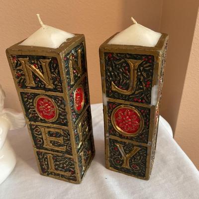 NOEL & JOY Christmas Wax Candles