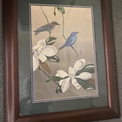 â€œBluebird on Magnoliaâ€ Edward Von Siebold Dingle