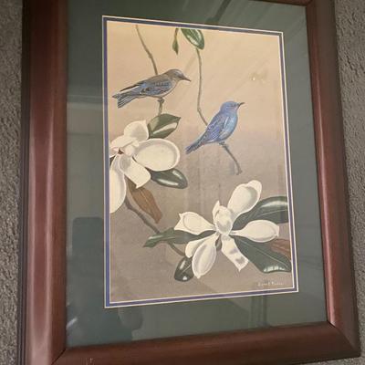 â€œBluebird on Magnoliaâ€ Edward Von Siebold Dingle
