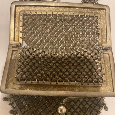 GERMAN SILVER W&D MESH PURSE BAG VINTAGE